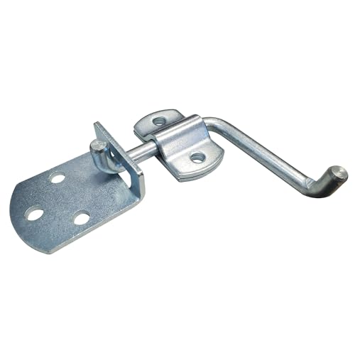 Mega Cargo Control Straight Gate Latch Bracket Set, Stake Bed Latches for Utility Trailer, Truck, Wood Security Rack Stake Body Straight Brackets Gate - 30 Pack - size: Set of 30