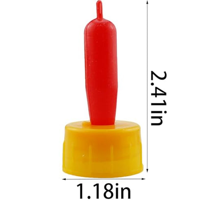 TAODAN 12PCS 2.4 Inch Silicone Lamb Pacifier Feeder Livestock Feeding and Watering Supplies Suitable for Mammals
