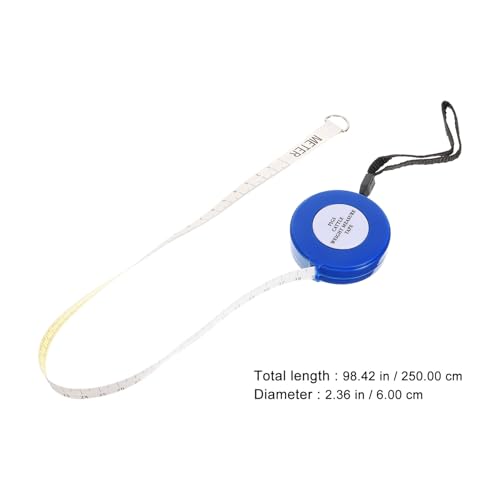 Animal Weight Tape Measure 2.5M for Goat Pig Horse Cattle Girth Measuring Tool Veterinary Body Tape for Livestock and Farm Use Style