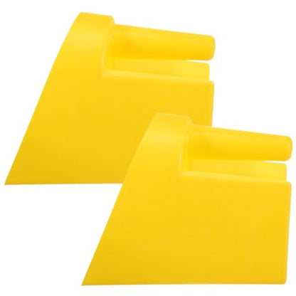Yardwe Ergonomic Handle Plastic Scoop Multi-purpose Feeder for Livestock Feed