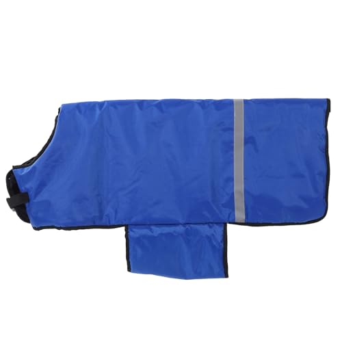 Calf Cow Warm Clothes Made of Oxford Fabric and Windproof with Reflective Strips for Night Inspection Abdomen Strap and Leg Buckles for Wearing