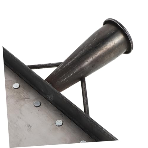 POPETPOP Manganese Steel Livestock Manure Scraper Shovel 38cm for Farm and Barn Cleaning Multi-Functional Metal Floor Scraper Tool