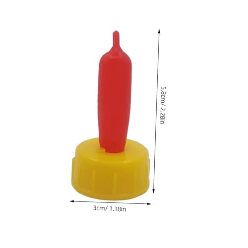 Healifty 12pcs Lamb Feeding Nipples Thick Rubber Milk Bottle Pacifiers for Young Livestock Piglet Calf Sheep Farm Animal Milk Drink Replacement