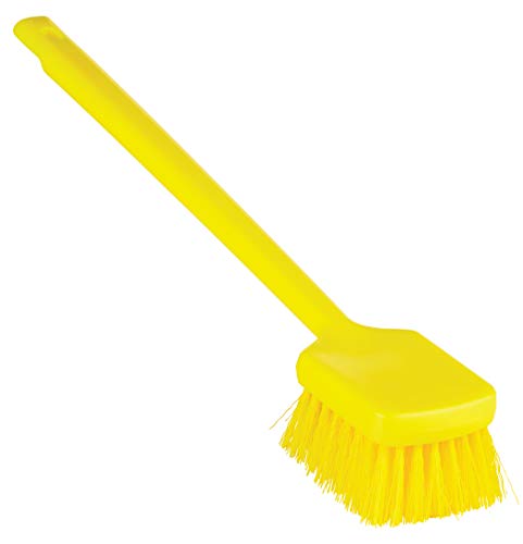 Remco - A Vikan Company ColorCore 20" Long Handle Scrubbing Brush, Stiff - color: Yellow