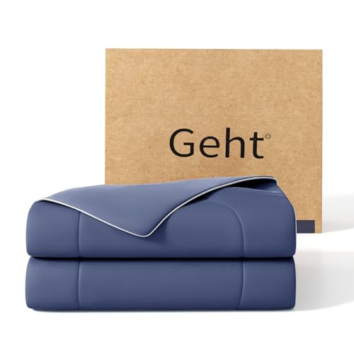 Cooling Blanket for Hot Sleepers & Night Sweats – Cooling Comforter, Breathable Lightweight Double-Sided Summer Bedding, Breathable Soft All Season (Abyss Blue, Twin(68"X90")) - color: Abyss Blue, size: Twin(68"X90")