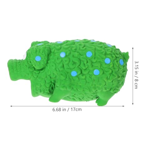 Ipetboom Dog Chewing Toy for Dogs Multi-Purpose Molar Plaything Cartoon Pig Design Easy to Clean Great for Chewing and Training
