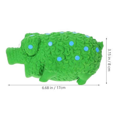 Ipetboom Dog Chewing Toy for Dogs Multi-Purpose Molar Plaything Cartoon Pig Design Easy to Clean Great for Chewing and Training