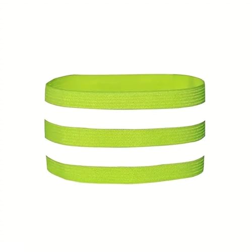 30 Pcs Bicycle Reflective Leg Straps Mountain Bike Pants Cuffs, Night Running Safety Warning Gear, Windproof Cycling Accessorie - color: Green