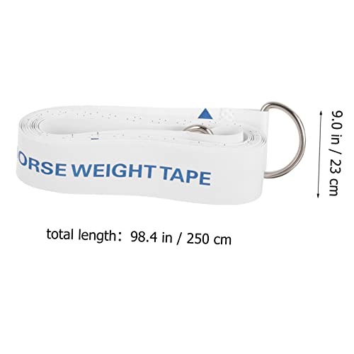 2.5m Professional Livestock Measuring Tape Horse Tape Measure Reusable Farm Tool