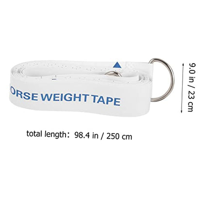 2.5m Professional Livestock Measuring Tape Horse Tape Measure Reusable Farm Tool