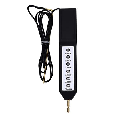 Electric Fence Tester Electric Fence Tester, Electric Fence Meter Voltage Meter 10KV Portable Tool with 6pcs Light for Farm