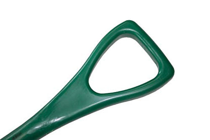 Bully Tools Heavy Duty Snow Shovel - 100% Made in the USA, One-Piece Poly Scoop for Snow, Mulch, Grain Removal, Lightweight, Portable Garden Equipment, Ideal for Driveways & Farming - 42-Inch, Green - color: Green