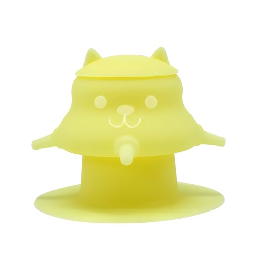 230ML Silicone Puppy Feeder for Multiple Puppies, Puppy Milk Feeder Puppy Bottles for Nursing Station with 4 Teats for Kittens, Puppies, Rabbits, Pigs Nursing Supplies (Yellow) - color: Yellow