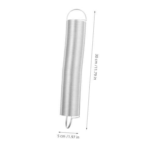 POPETPOP Electric Fence Spring Gate Kit Durable Stainless Steel Tension Spring for Livestock Fencing Weather Resistant Gate Handle Accessory User Friendly Design for Easy Operation