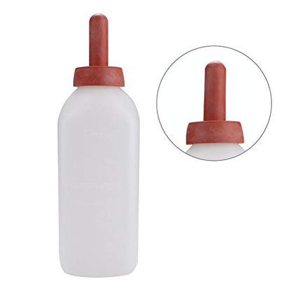 GLOGLOW Livestock Nursing Bottle, 2L Calf Sheep Feeding Milk Bottle, Nursing Cups Without Handle