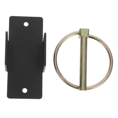 Totority Heavy Duty Steel Bucket Hook Sturdy Wall Mounted Livestock Feeder Featuring Safety Pin Multiuse Versatility for Horse Stall Feed Buckets and Slow Hay Bags for Barns and Gardens