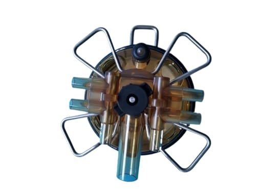 for DL for PPSU Cow Milking Claw HC350ML for MC53/73/93 for Harm-Ony Cluster SUS304 Top Part Cow Milking Cluster High Flow Performance(with-Valve) - color: WITH-VALVE
