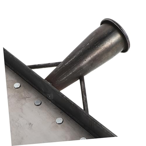 Angoily Heavy Duty Manganese Steel Manure Scraper for Livestock Areas, Metal Small Shovel with Concrete Scraping and Bending Resistance, Outdoor Cleaning Tool, 38cm