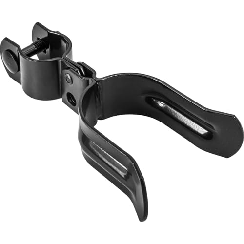 Black 1-3/8" x 2-3/8" Heavy Duty Fork Latch- Pressed Steel - Powder Coated - size: 1-3/8" x 2-3/8"