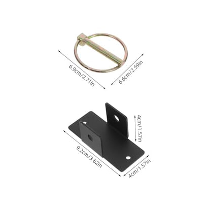 SHINEOFI Quick Release Feed Hook for Livestock Bucket with Heavy Duty Steel Construction and Pin Wall Mounted Bucket Hanger for Horse Stalls and Barns