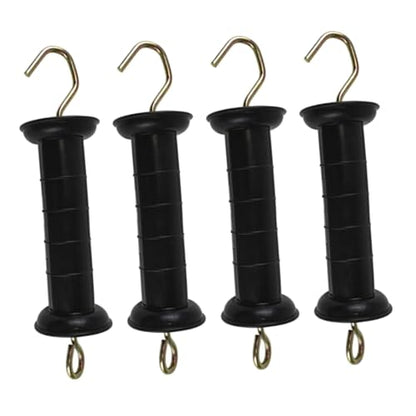 4pcs Electric Fence Gate Handle Insulated with Spring for Outdoor Agricultural Use Heavy Duty Gate Hardware Handles