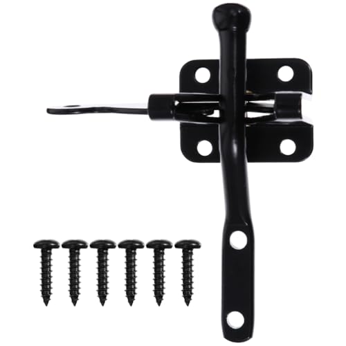 Heavy Duty Pin Lock Door Buckle Gate Latch for Metal and Wooden Gates with Safety for Pets and Babies Easy Installation Outdoor Gate Hardware
