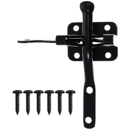 Heavy Duty Pin Lock Door Buckle Gate Latch for Metal and Wooden Gates with Safety for Pets and Babies Easy Installation Outdoor Gate Hardware