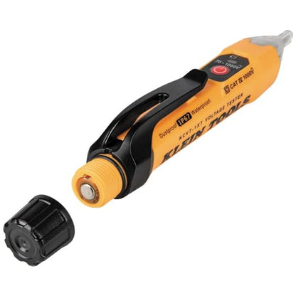 Klein Tools NCVT1XT Voltage Tester, Non-Contact Low Voltage Test Pen, 70V to 1000V AC, Durable IP67 Tester is Dustproof and Waterproof