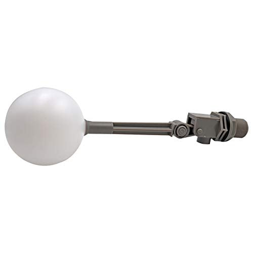 3/4 Float Valve for Water Tank Plastic Water Float Valve with Adjustable Arm Automatic Fill for Pool, Livestock Waterer