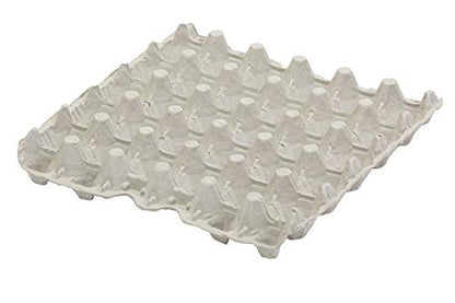 Little Giant® Egg Flat Carton - Reinforced Flat Egg Carton Trays Holds 30 Eggs for Storage and Transport - Pack of 12 - Made in USA