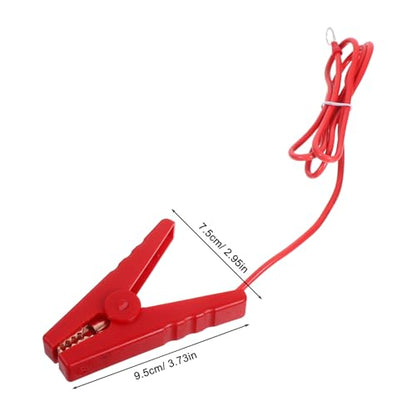 2pcs Electric Fence Jump Cables Clips Connectors for Solar Powered Fencing Systems Easy to Install Electric Fence Accessories and Design