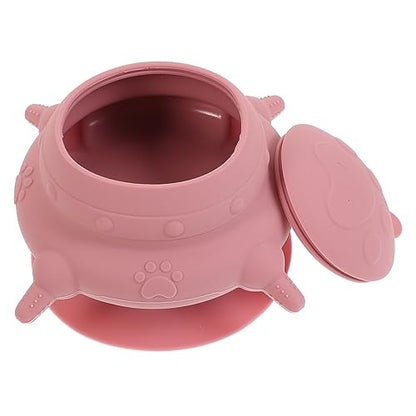 TOYANDONA Puppy Milk Feeder Bowl Silicone Feeder for Newborn Pets Cat Hamster Nurser