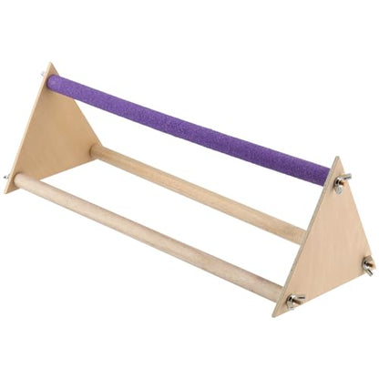 HOZEON 2PCS Wooden Chick Perch Stand, Training Chicken Perches Roosting Bar, Wood Chicken Roosting Bar Perch for Chicks, Parrot, and Birds