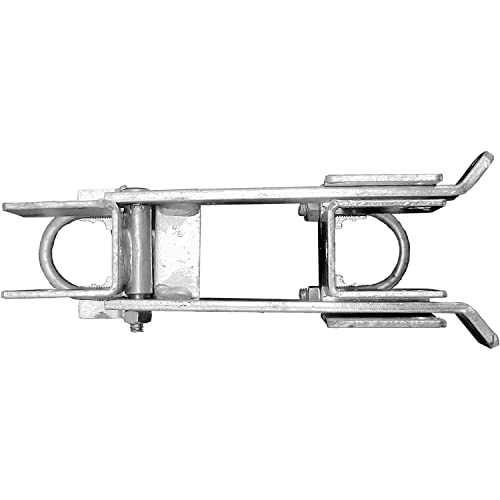 Chain Link Residential Strong Arm Double Gate Latch - Latches Two Gates Together Without the Need of a Drop Rod - Chain Link Double Gate Latch for 1-3/8" Gate Frames - size: Residential - Each