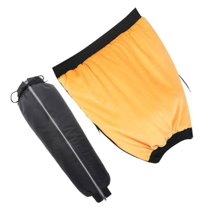 PRETYZOOM 1 Pair Outdoor Motorcycle Leg Gaiters Calf Covers with Slip Straps for Winter Riding Reflective Material for Safety Warm and Durable Design for Electric Bikes and Motorcycles