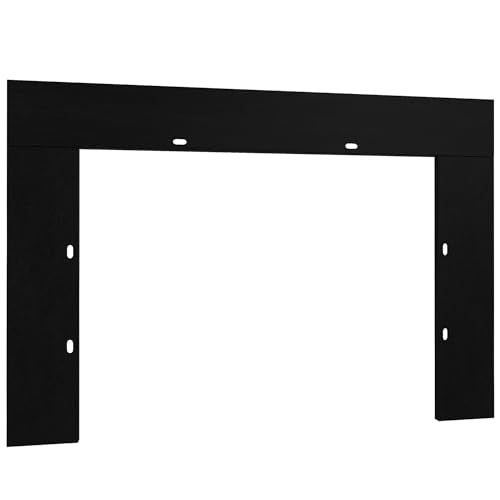 Electric Fireplace Insert Trim Kit for 33" W x 25" H，Black, for ASIN B0CLB7BBK7 - size: Trim for 33"W x 25"H