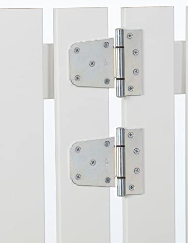 National Hardware N220-137 V287 Extra Heavy Gate Hinges in Zinc plated, 2 pack - color: Zinc Plated