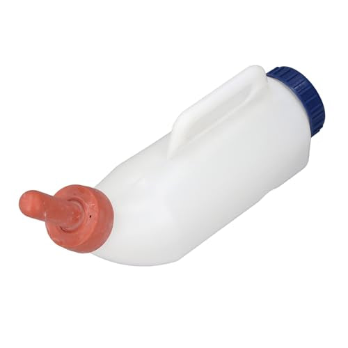 Calf Nursing Feeding Bottle, 2L Large Capacity Spill Proof Milk Feeder with Soft Silicone Nipple for Cattle Sheep