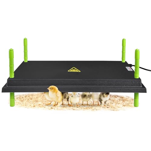 16"x22" Chick Brooder Heater Plate, Brooder Plate for Chicks with Adjustable Height for Baby Chick Duck, 50W Constant Temperature Control Chick Warmer for Energy Saving - size: 16" x 22"
