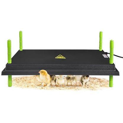 16"x22" Chick Brooder Heater Plate, Brooder Plate for Chicks with Adjustable Height for Baby Chick Duck, 50W Constant Temperature Control Chick Warmer for Energy Saving - size: 16" x 22"