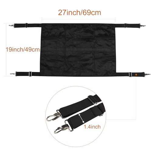 Asooll Stall Guard for Horses,Horse Stall Guard with Adjustable Straps and Hardware - size: 2-Stall Guard for Horses