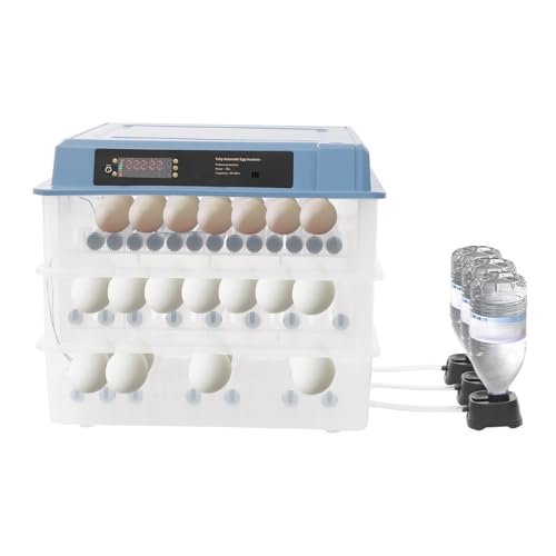Incubators for Hatching Eggs, 192 Eggs Incubator Automatic Hatcher with Egg Turning and Humidity Control 80W for Chicken Duck Goose Bird Quail Pigeon Poultry Egg Incubator - style: 192-Egg Poultry Hatcher