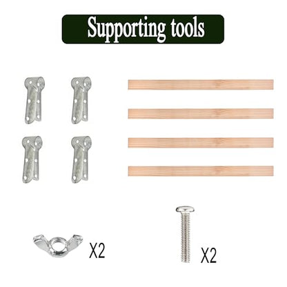 4 pcs Chicken Roosting Bars Single Wooden Pole, Chicken Supplies For Coop,Chicken Coop Simple Accessories,Angle-Adjustable Chicken Coop Toys,Birds Training Platform For Cockatiels Lovebirds And Parrot