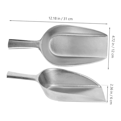 ORFOFE Multi-Functional Fodder Shovel for Livestock Feeding Lightweight Grain Scoop for Farms Gardens and Orchards Smooth Edges Comfortable Handle Easy to Carry