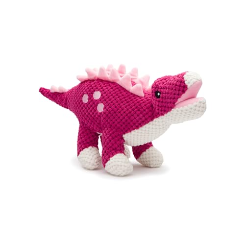 fabdog Floppies Plush Dog Toy - Cute & Durable Squeaky Dog Toys - Best Squeak Toy for Puppies and All Breeds | Ideal Pet Gift| Small Stegosaurus - color: Stegosaurus, size: Small