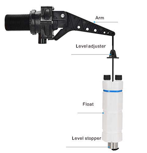 1" Tankbuddy Valve PumpBuddy High Flow Large Water Discharge 25mm Float Valve Double Water Level and Adjustable Water Level (TB25) - size: 1 Inch