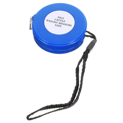 Animal Weight Measuring Tape 2.5m Blue Pig Cattle Goat Body Tape Measure for Livestock Chest Girth and Weight Measurement Farm Use Style