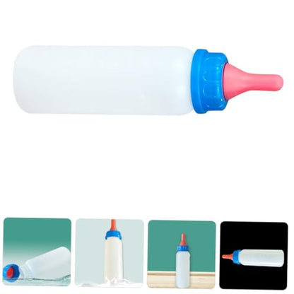 Mipcase 4pcs Piglet Bottles for Newborn Lambs Kitten Calves Goat Pet Feeding Bottle Set