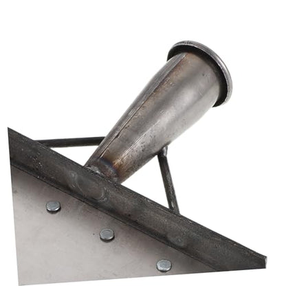 ibasenice Heavy Duty Manganese Steel Barn Manure Scraper Shovel 32cm for Livestock Stall Cleaning and Farm Waste Removal