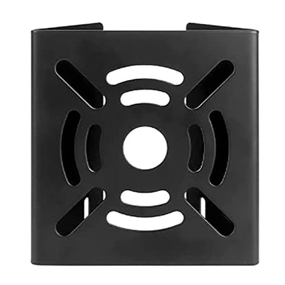Universal Vertical Pole Mount Adapter Bracket for CCTV Security Camera PTZ Dome Vertical Pole Mounting Bracket Black with 4 Loops - size: 2 PACK
